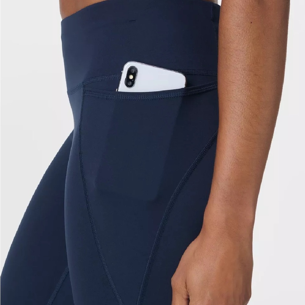 Sweaty Betty The Power Workout Leggings Navy Blue - Picture 4 of 10